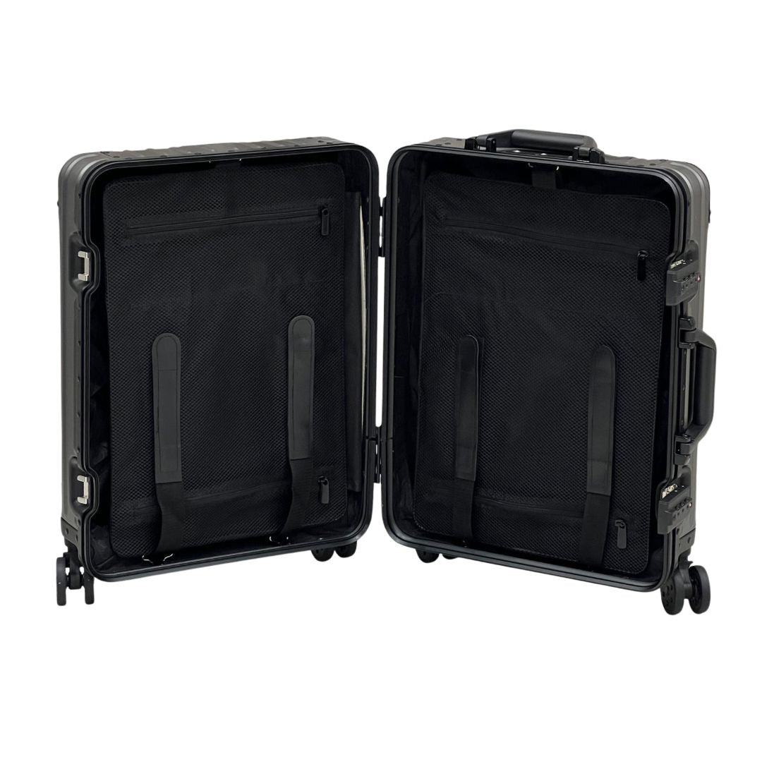 Vault grey full aluminium cabin suitcase 55 x 40 x 23cm – additional product view 3
