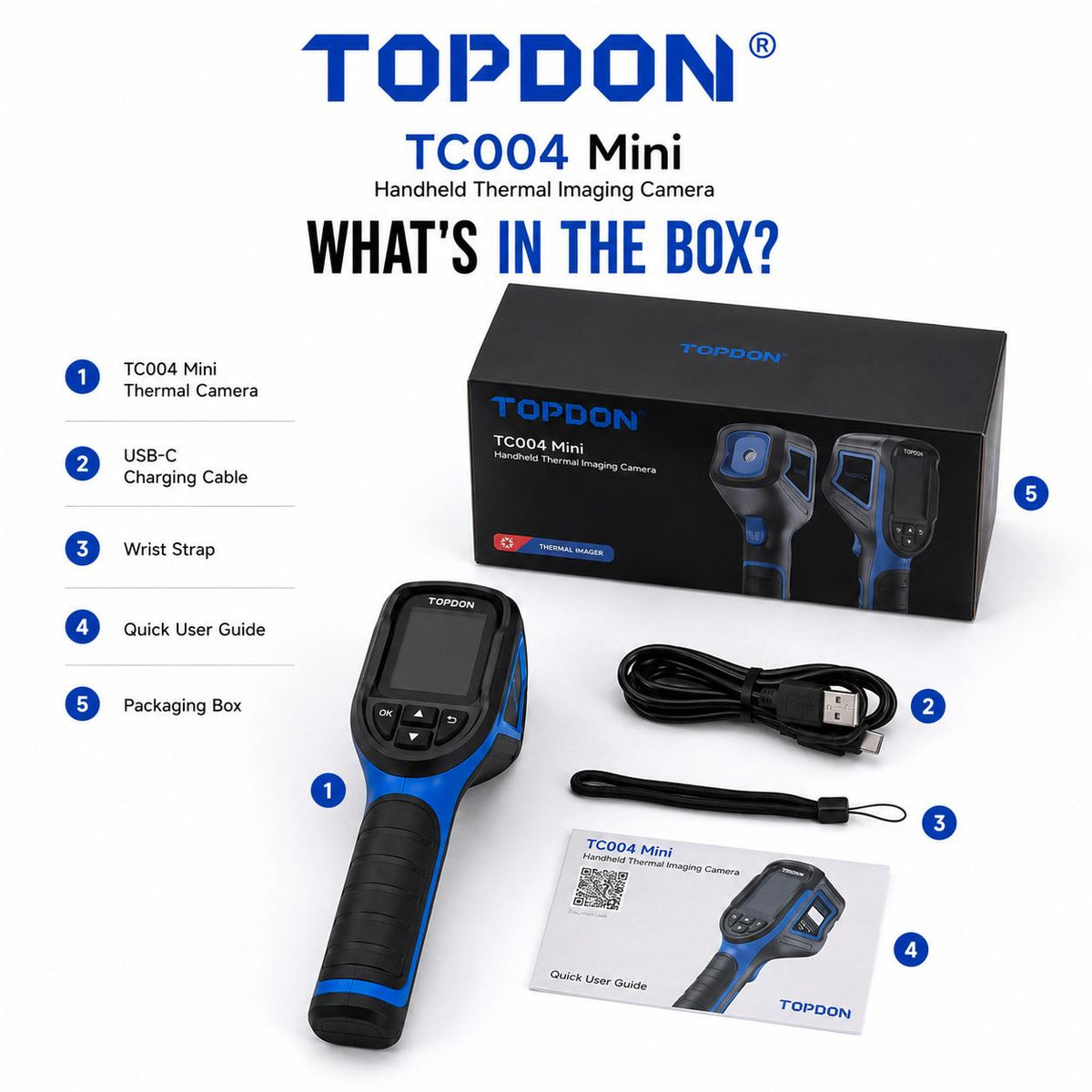 TOPDON TC004 Mini handheld thermal imaging camera – additional product view 5