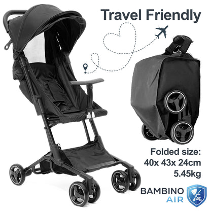 Bambino Air lightweight compact travel stroller