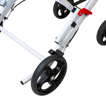 VitaMove white ultra-lightweight folding travel wheelchair – additional product view 4