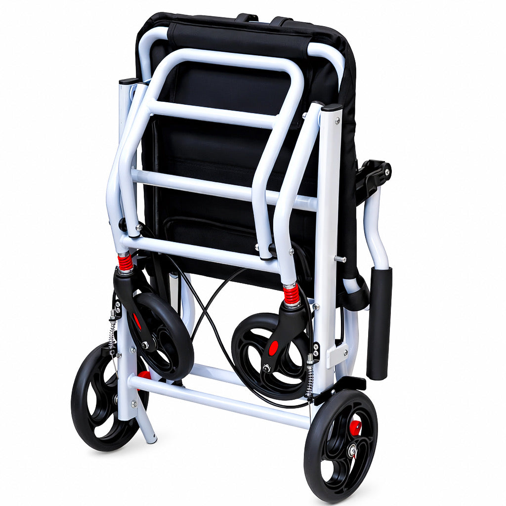 Ultra Lightweight Narrow Compact Folding Portable Travel Wheelchair Wheel Chair