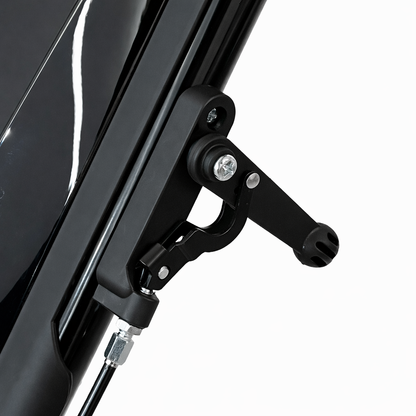 LiteCaddy 4-wheel golf trolley adjustable umbrella holder mount