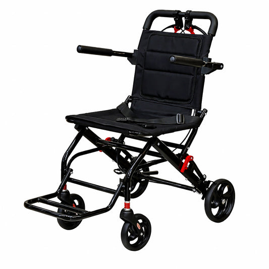 Ultra Lightweight Narrow Compact Folding Portable Travel Wheelchair Wheel Chair