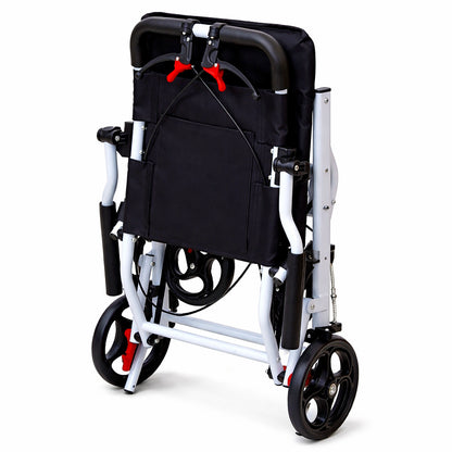 VitaMove white ultra-lightweight folding travel wheelchair – additional product view 8