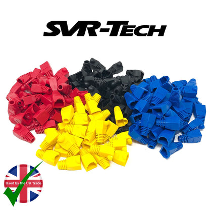 SVR-Tech RJ45 cable boots for Cat5 and Cat6, 25 pack